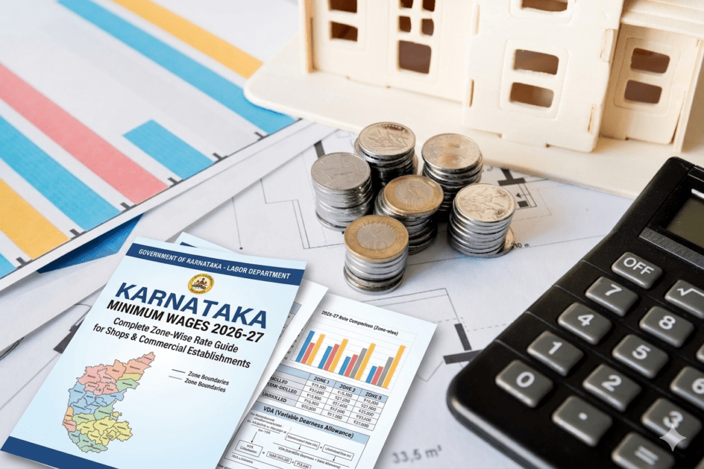 Karnataka Minimum Wages 2026-27: Complete Zone-Wise Rate Guide for Shops and Commercial Establishments