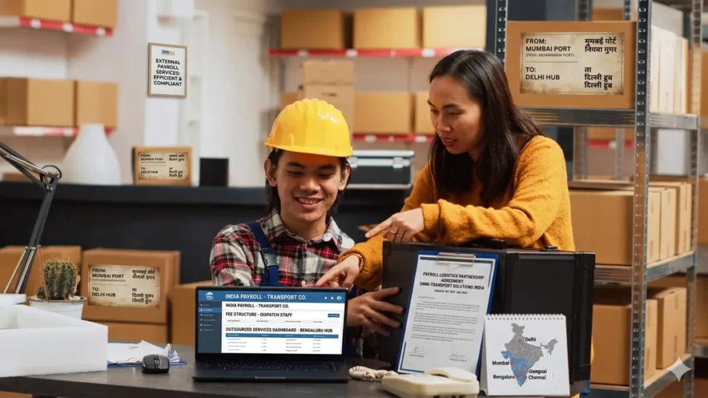 payroll logistics: outsourcing for transport companies india