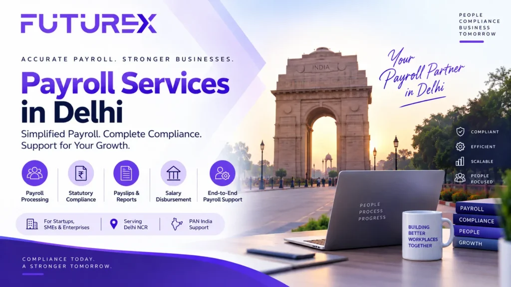 Payroll services in Delhi for salary processing and payroll compliance