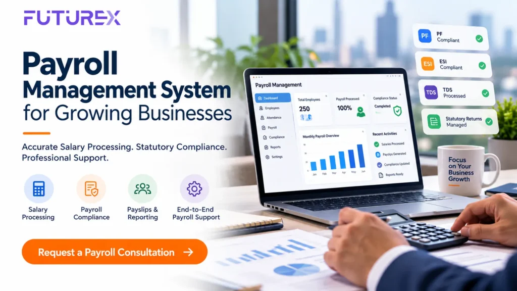 Payroll management system for businesses