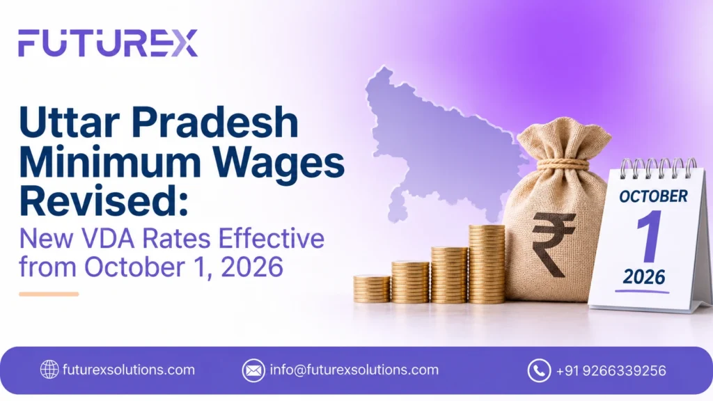 Uttar Pradesh minimum wage revision and VDA rates effective October 2026